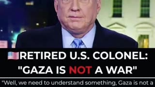 Col. Douglas Macgregor ~ It's not a war its mass murder