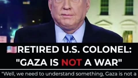 Col. Douglas Macgregor ~ It's not a war its mass murder