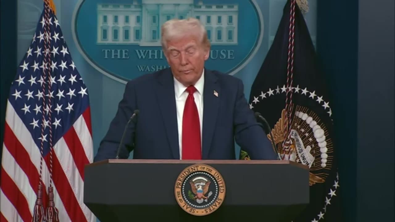 Trump Holds a Press Briefing on Aviation Disaster of January 29, 2025