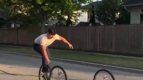 🤯✨ You Won't Believe How This Person Rides on Three Wheels! | FeedMyCuriosity