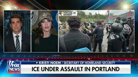 Kristi Noem Delivers Blunt Warning To Portland Officials On Antifa