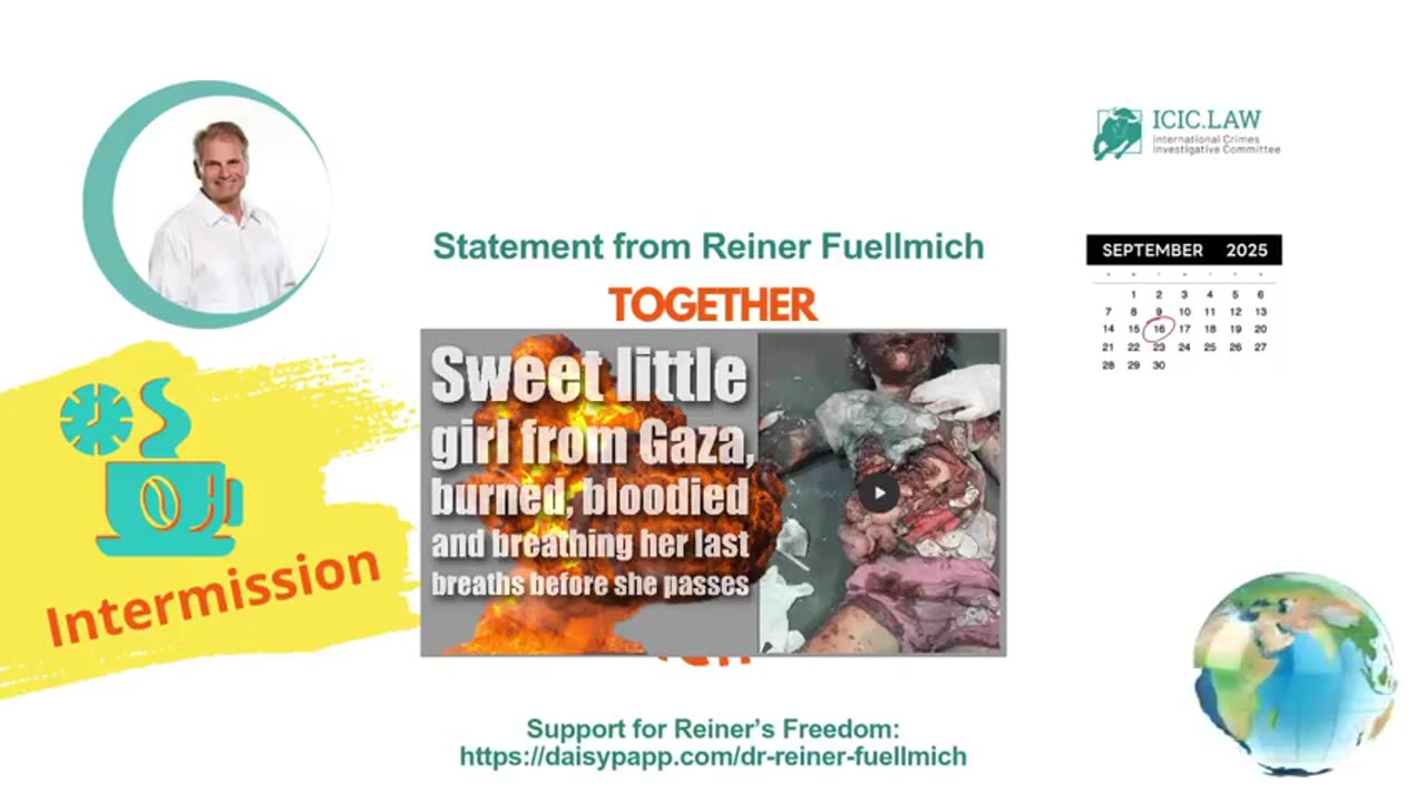 Dr. Reiner Fuellmich Statement - September 17 2025