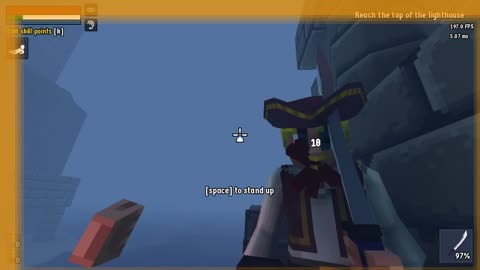 KICKSALOT 0.6.0.03 high kicking enemy on upper stair yeets player backwards