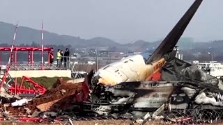 South Korean airliner destroyed by blaze before flight