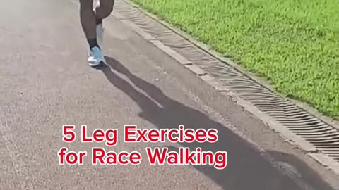 5Leg Exercises for Race Walkers #racewalking