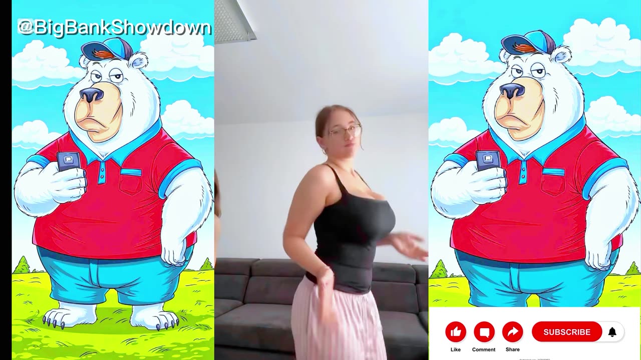 New Big Backtick Girl TikTok Challenge 🥵 #bigbank #viral #fyp