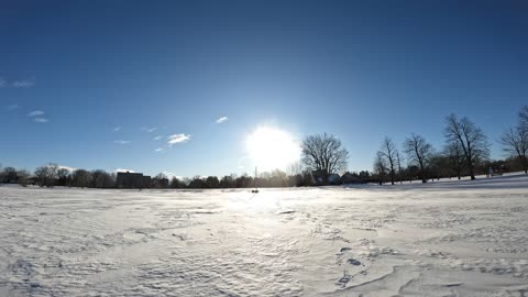 ❄️2025☃️Winter Season ⛷️Hiking On Water @ Britannia Park & Beach Part 1 In Ottawa 🍁 Canada 🪵