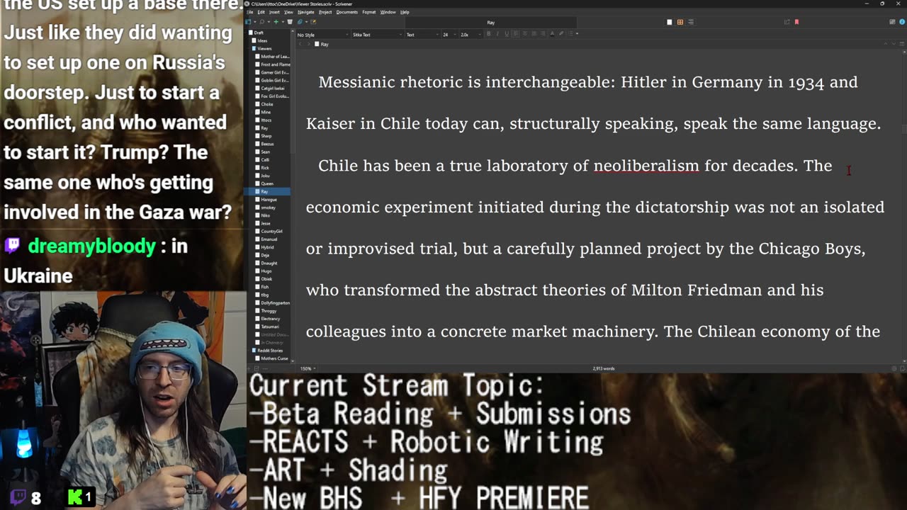 Beta Reading + REACTS + Commentary + Writing: Robotic Writing| Drawing: Shading | 3 Bio Hazard STORIES! NEW RELEASE!