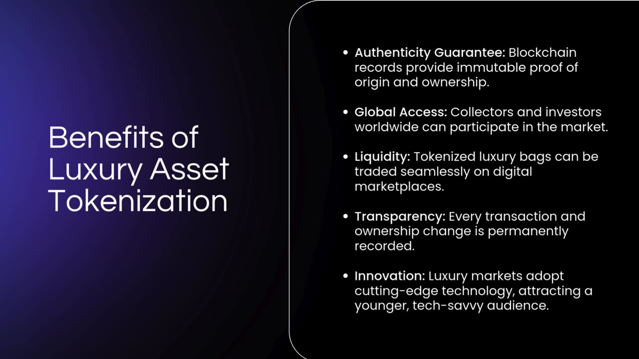 Luxury Asset Tokenization: The Future of Authentic Luxury Bags