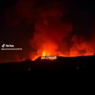 Q ™️ - ⚠️⚠️⚠️ ITS OFFICIAL： HOLLYWOOD IS NOW ON FIRE #Pacific #PalisadesFire #California