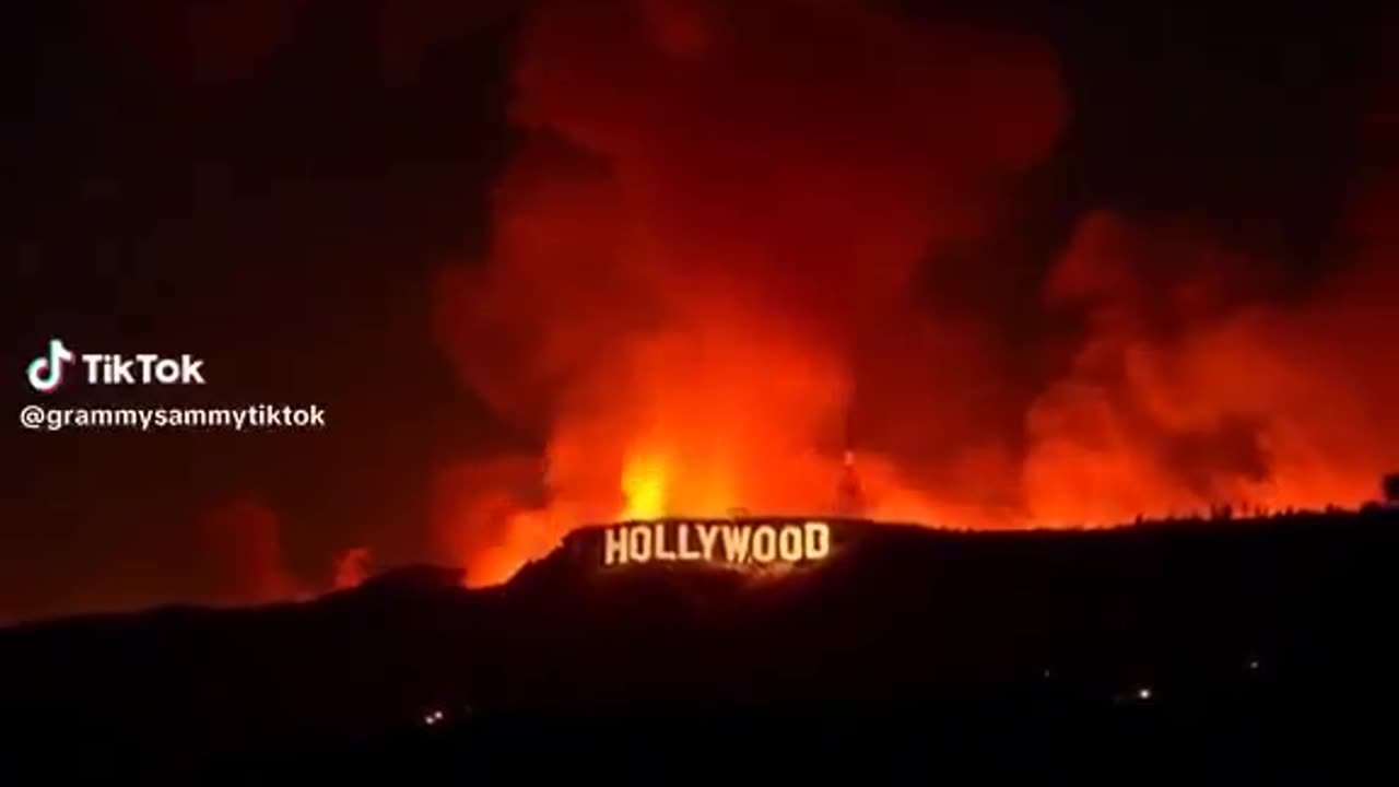 Q ™️ - ⚠️⚠️⚠️ ITS OFFICIAL： HOLLYWOOD IS NOW ON FIRE #Pacific #PalisadesFire #California