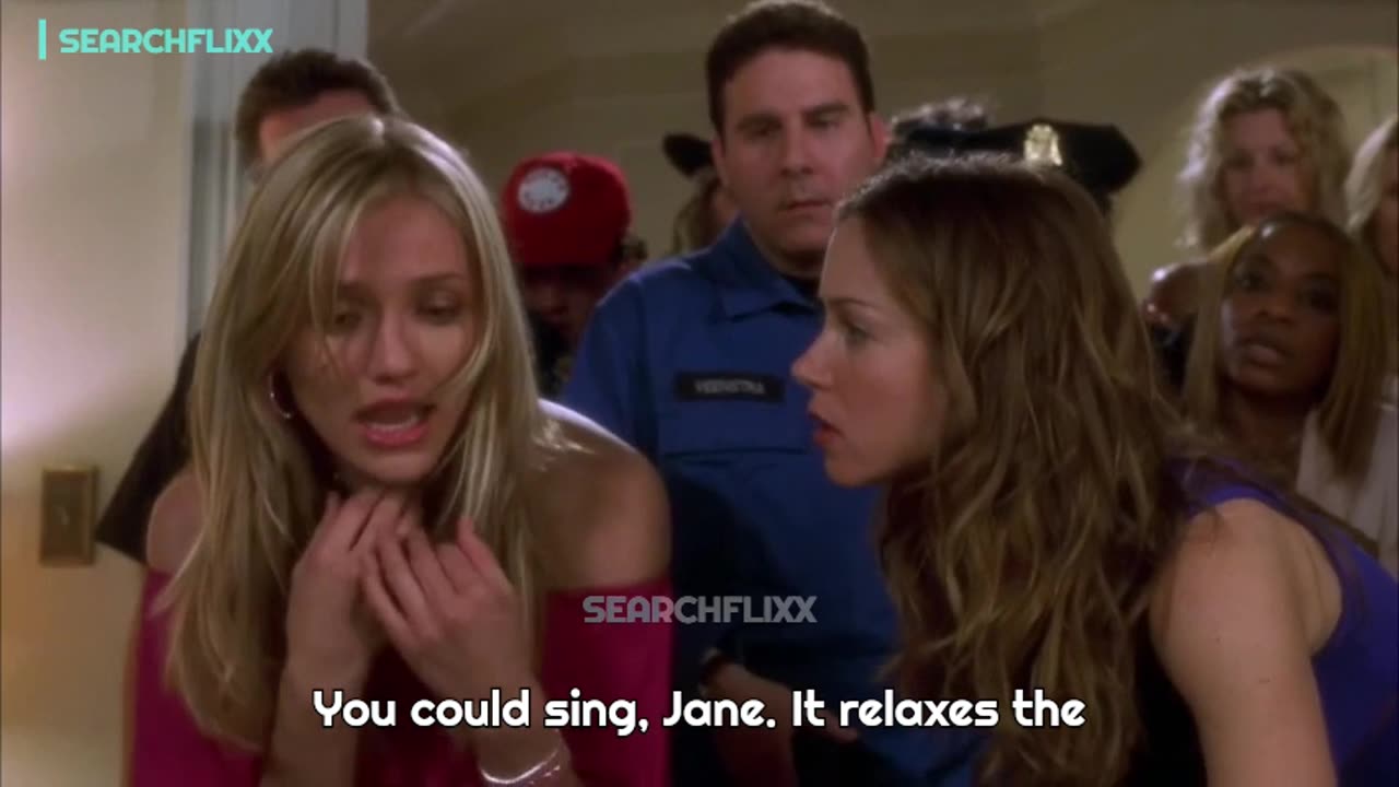 She literally gets stuck on a guy 😅