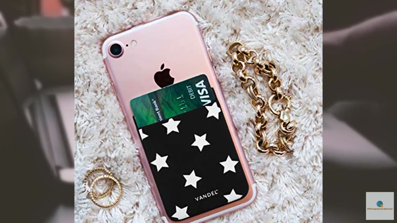 VANDEL Pocket – Stick-On Fabric Phone Wallet Stick On for Women, Cute Credit Car