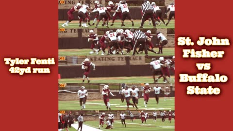 Prototype 497: St. John Fisher's Tyler Fenti 42yd run vs Buffalo State