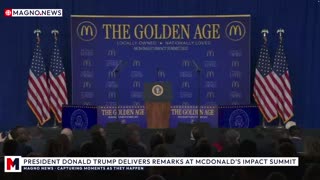 🇺🇸 President Donald Trump Delivers Remarks at McDonald’s Impact Summit in Washington, DC [LIVE]