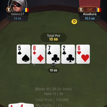 One hand, one knockout spin&go 363