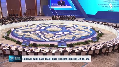 NOTIZIE DAL MONDO Si conclude ad Astana in Kazakistan l'ottavo Congresso dei leader delle religioni mondiali e tradizionali svolto il 17 e 18 settembre 2025.il congresso si svolge ogni 3 anni da sempre ad Astana