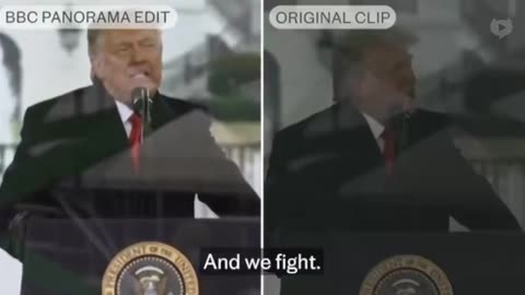 BBC Deceptively Edited Trumps' Jan 6 Speech