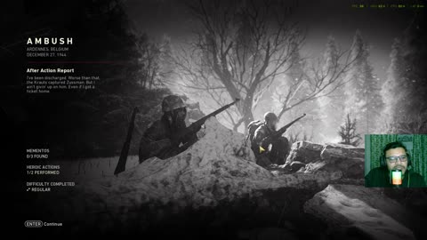 भयानक घात हमला 💣 | Call of Duty WWII मिशन Ambush | हिंदी