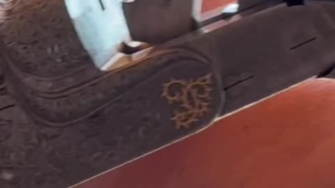 The .577 Nitro used on his recent elephant hunt in Botswana