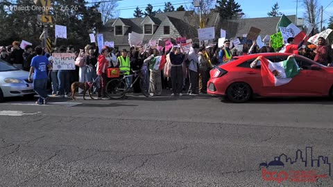 Students Hang Out of Moving Cars During David Douglas Walkout in Portland, Oregon