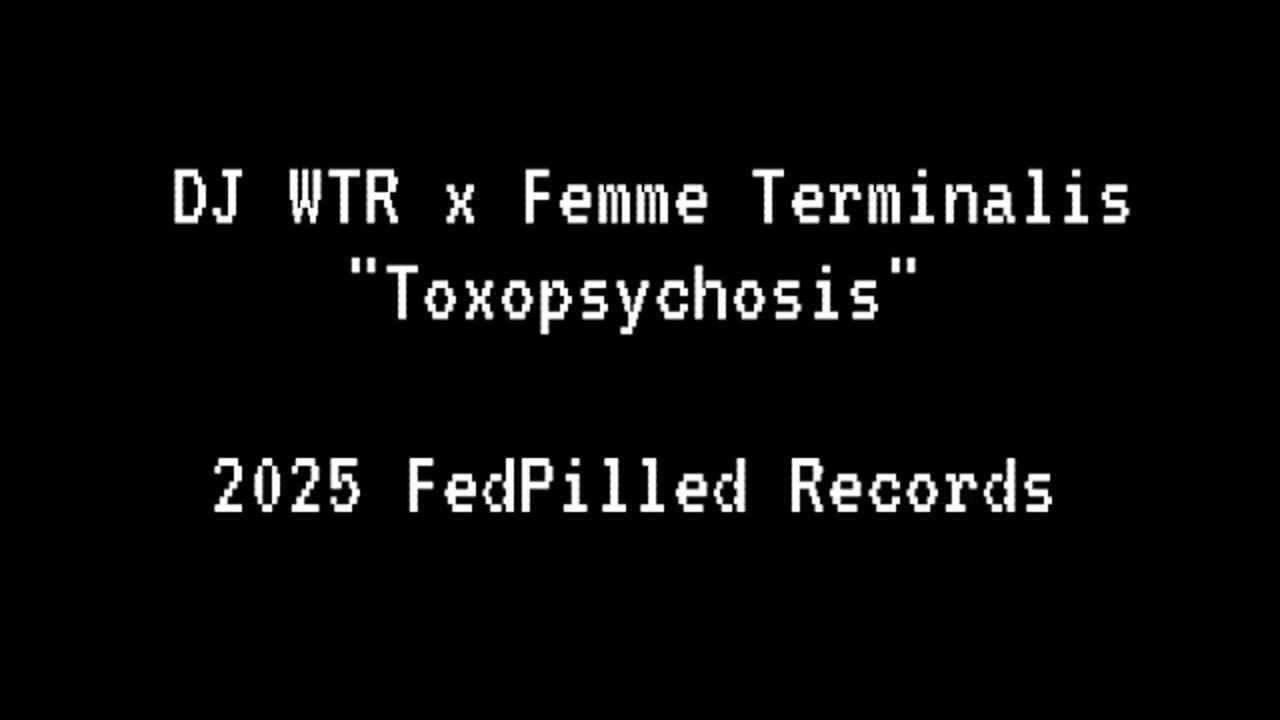 DJ WTR - Toxopsychosis (audio + visualizer) [FedPilled Records]