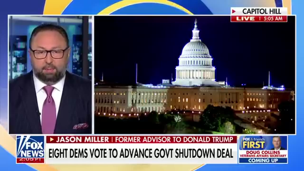 BREAKING_ Eight Democrats break with party to advance plan to end shutdown