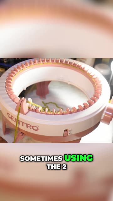 Sentro Knitting Machine Casting On: Take it slow, alternate your stitches