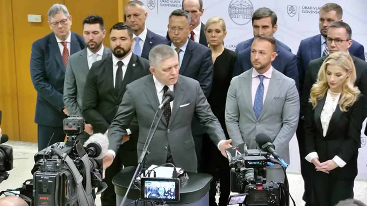 ROBERT FICO PO ZASEDÁNÍ BEZPEČNOSTNÍ RADY SR