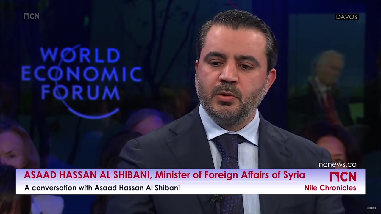 Asaad Hassan Al Shibani, Minister of Foreign Affairs of Syria at WEF 2025