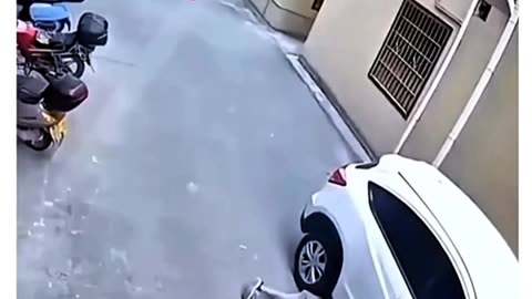 CAR RUNS OVER CHILD AND GETS TRAPPED BETWEEN ITS WHEELS BUT GOD SAVES HIM FROM DEATH