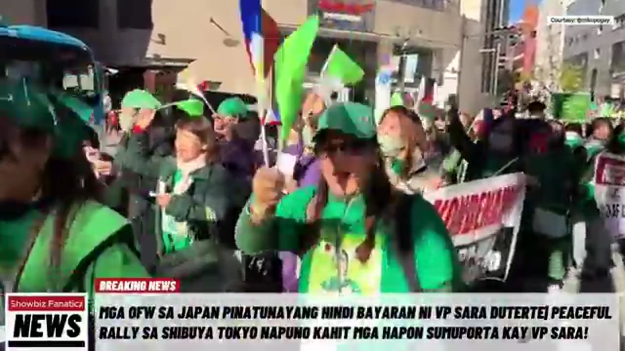 Matapos Tawaging BAYARAN| Mga OFW sa JAPAN NAG RALLY sa KALSADA| Kahit HAPON SUPORTADO si VP SARA!?