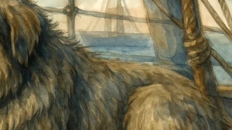 Lampazo, el perrito guardián del Sarmiento