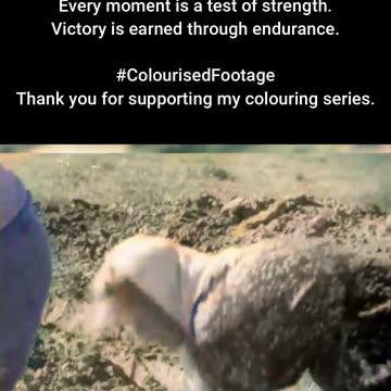 The Silent Watch Youth in Trenches 1944 #ColourisedHistory