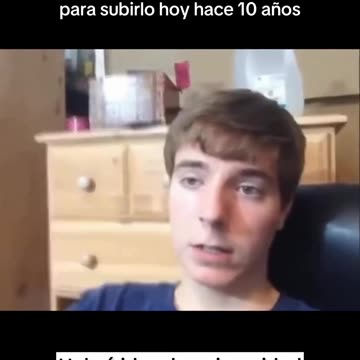 Mrbeast ha publicado este video que dejó programado hace 10 años hablándole a su futuro yo. Esperaba