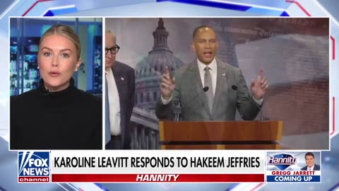 Karoline Leavitt FIRES BACK At Hakeem Jeffries