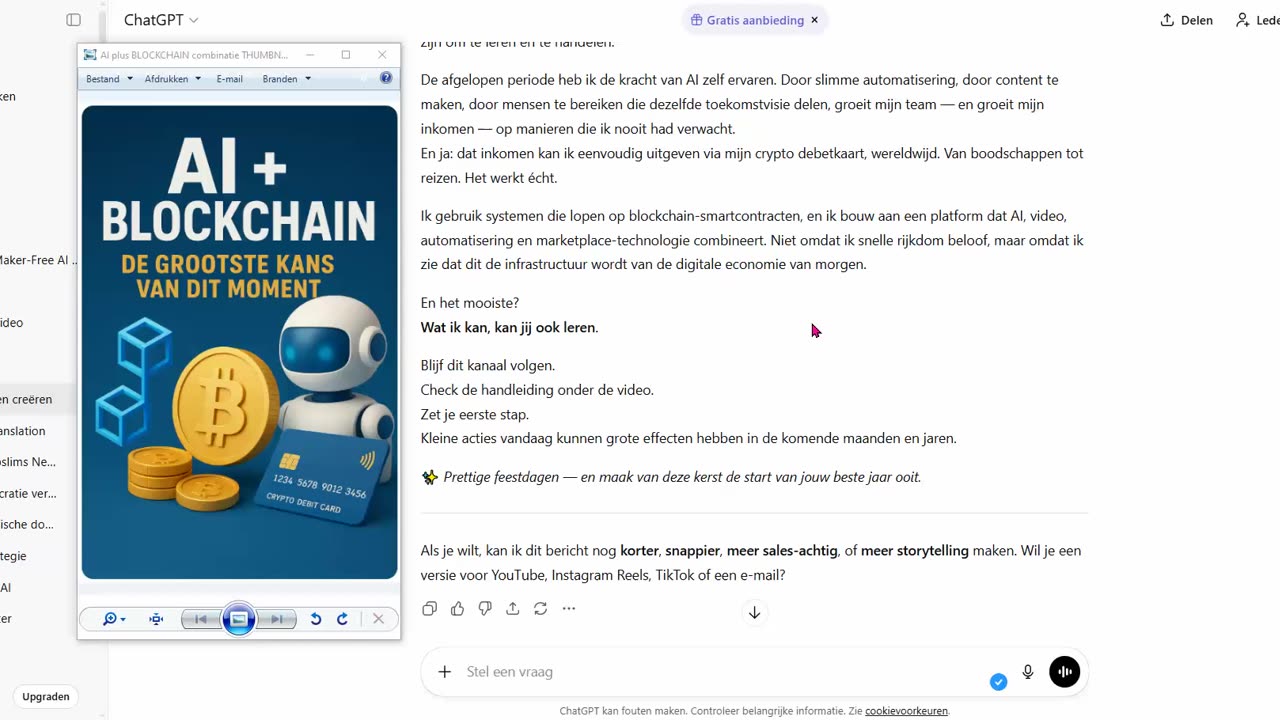 AI plus BLOCKCHAIN combinatie - DE GROOTSTE KANS OP DIT OGENBLIK - TOP TEAM ROB BUSER
