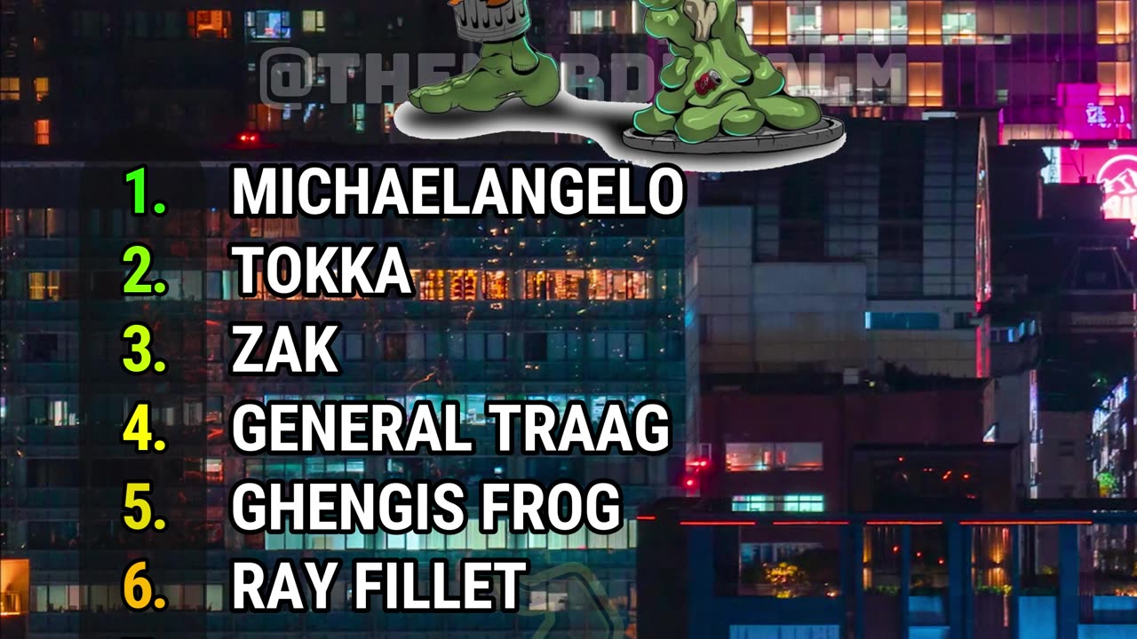 TMNT Characters Trivia Quiz #2