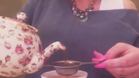 Retro afternoon tea time