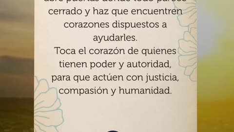 Oración por los hermanos que estan pasando dificutades en el extranjero y la migración