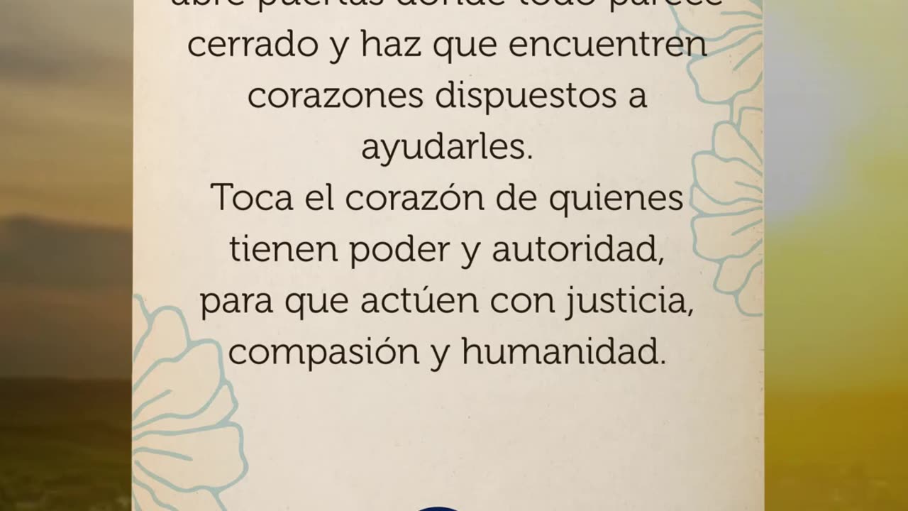 Oración por los hermanos que estan pasando dificutades en el extranjero y la migración