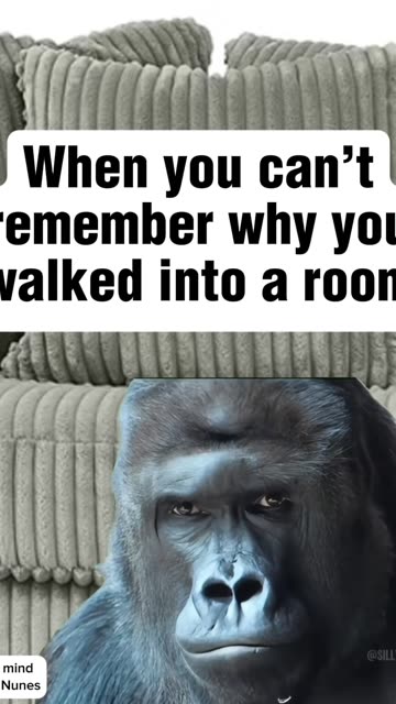 Is it normal to forget why you walk into a room?