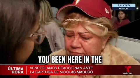 Venezuela Refugee Has THREE Words for President Trump After Maduro Arrest