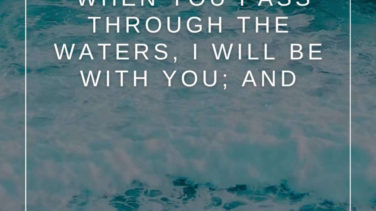 Isaiah 43:2