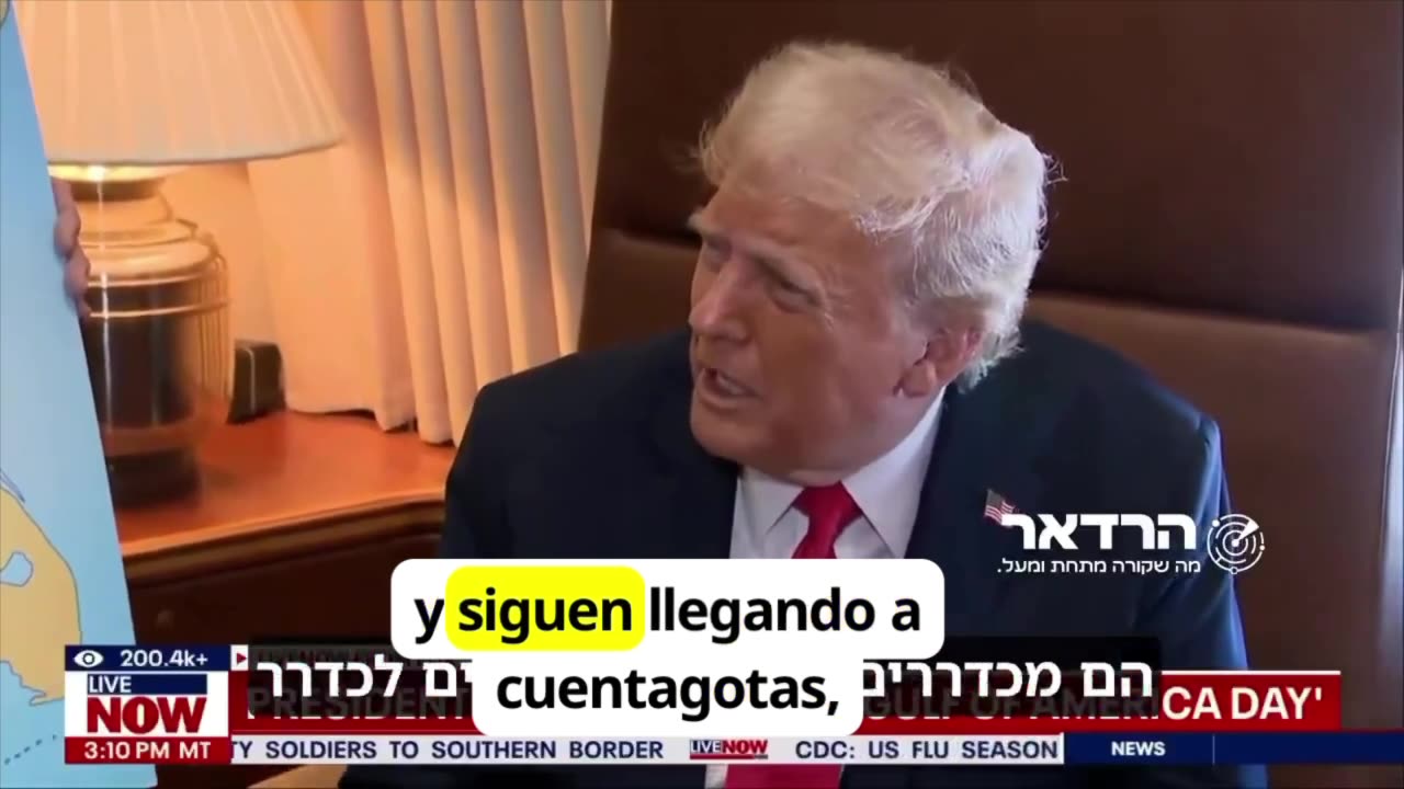 Trump: Los rehenes liberados se parecen a los sobrevivientes del Holocausto