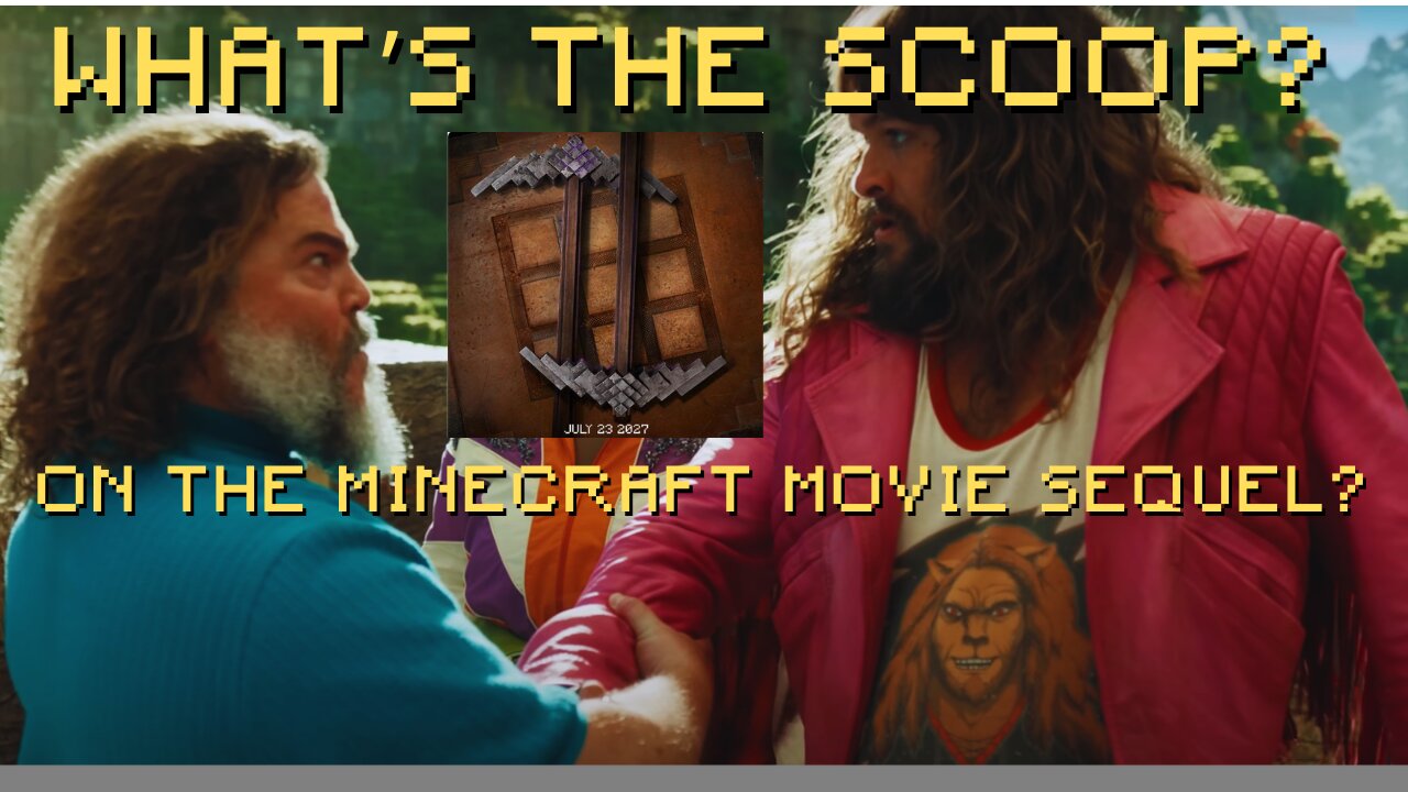 MINECRAFT MOVIE 2 ANNOUNCED FOR 2027 #MinecraftMovie2 #MinecraftMovieSequel #JasonMomoa #Minecraft