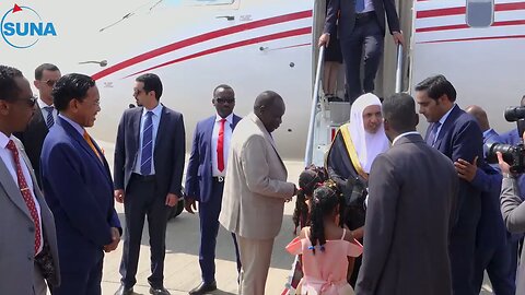 Arrival of the President of the Muslim World League, He. Dr. Sheikh Mohammed Al-Issa