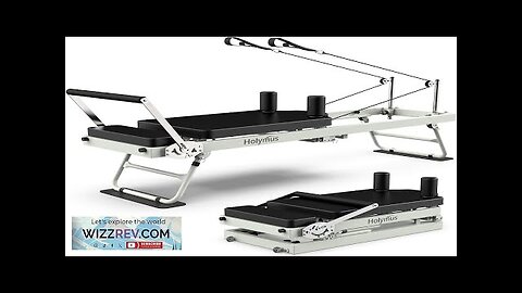 Pro 75" Pilates Reformer Machine Foldable Pilates Machine Equipment Up to 400LBS Review