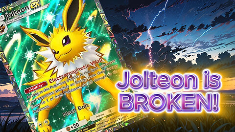 Jolteon EX is Absolutely Busted! - POKEMON TCG POCKET