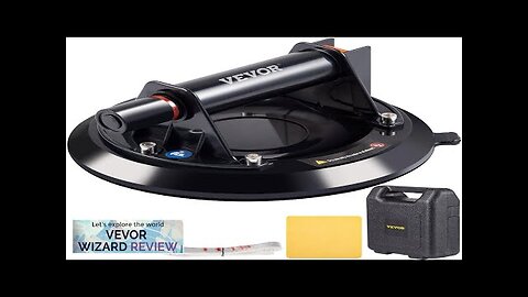 VEVOR Glass Suction Cup 8'' Vacuum Suction Cup 220lbs Load Capacity Vacuum Review